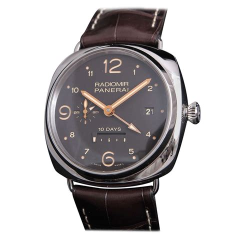 panerai radiomir 10 days gmt pam 391|Panerai Radiomir GMT 10 Day Automatic SS Brown Dial.